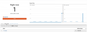 real time reporting in google analytics 