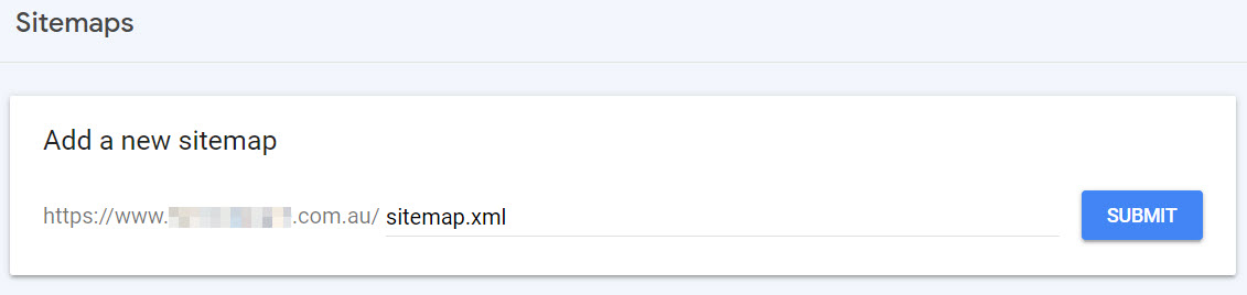 submit xml sitemap to google search console